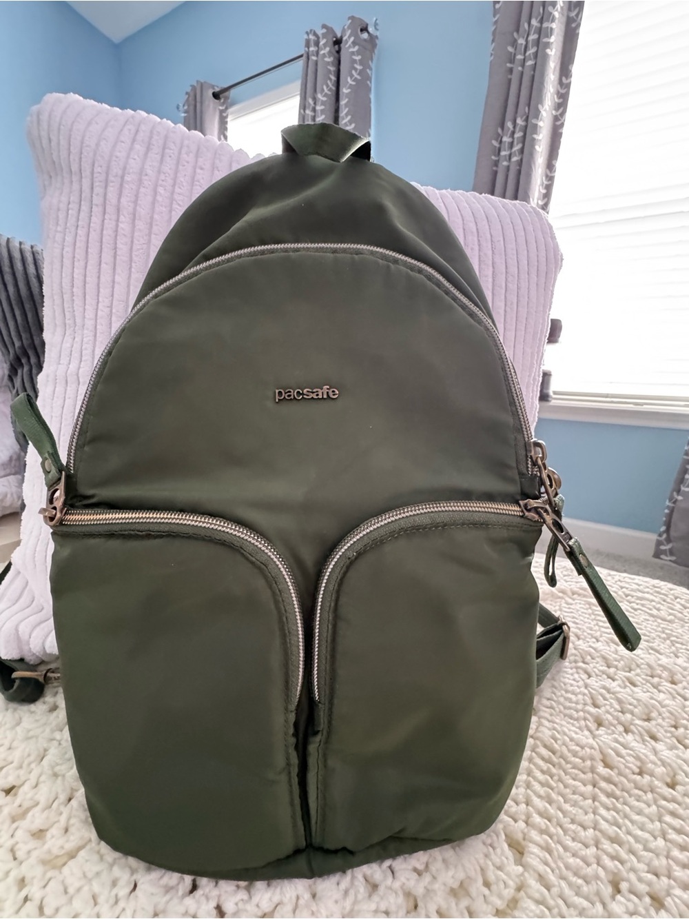 Pacsafe Anti-Theft Backpack in Olive